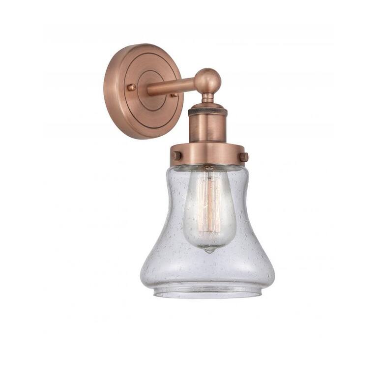 Innovations Lighting 616-1W-10-7 Bellmont Sconce Bellmont 10" Tall - Antique Copper / Seedy