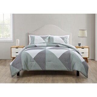Jade Colorblock Jade + Oake Geo Colorblock Comforter Set - Bed Bath & Beyond - 32689337