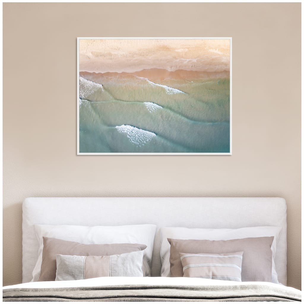 Kate and Laurel Layers of Water by Emiko and Mark Franzen F2 Images Framed Canvas Wall Art Print