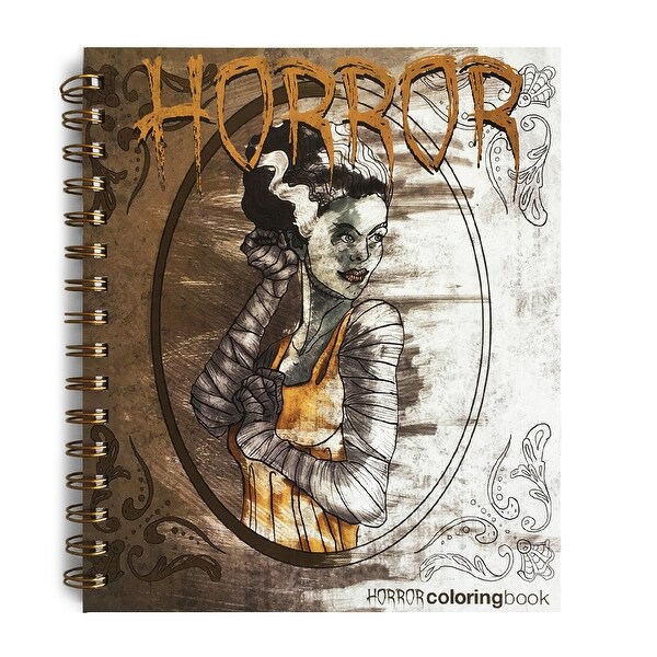 Action Horror Coloring Book (7 x 8.5") - Vampires vs Werewolves vs Zombies! Which will you color first?