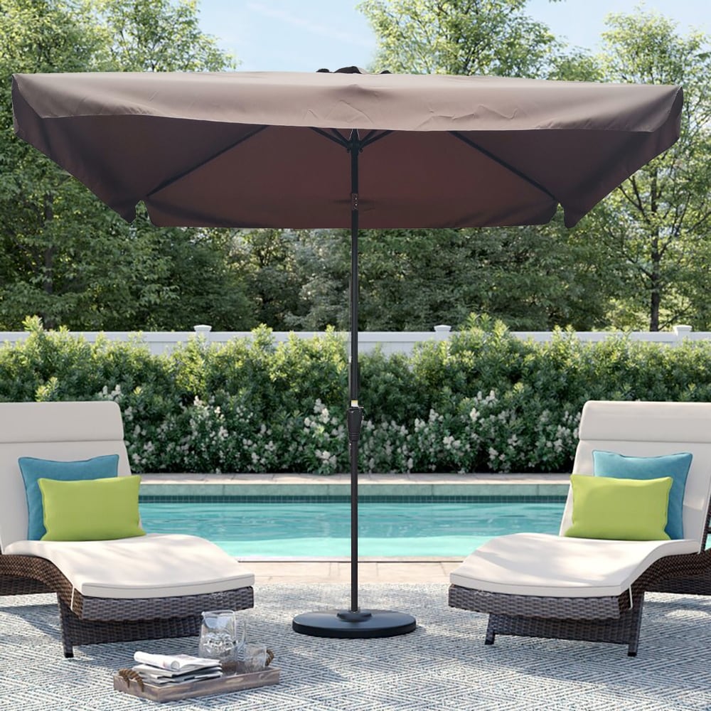 Brown Kahomvis Patio Umbrellas Bed Bath Beyond