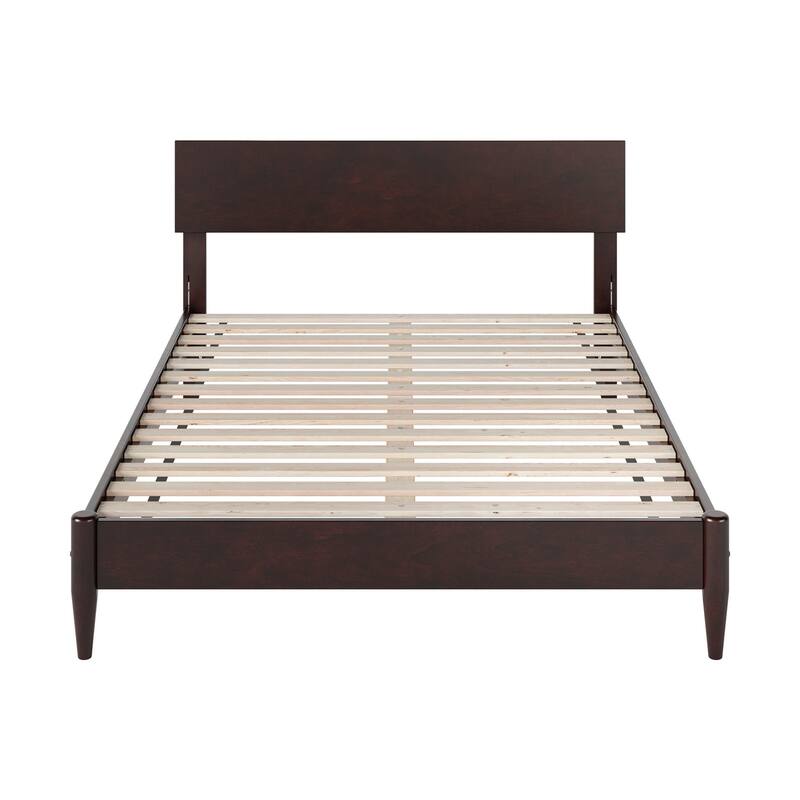 Aria Solid Wood Modern Low Profile Platform Bed
