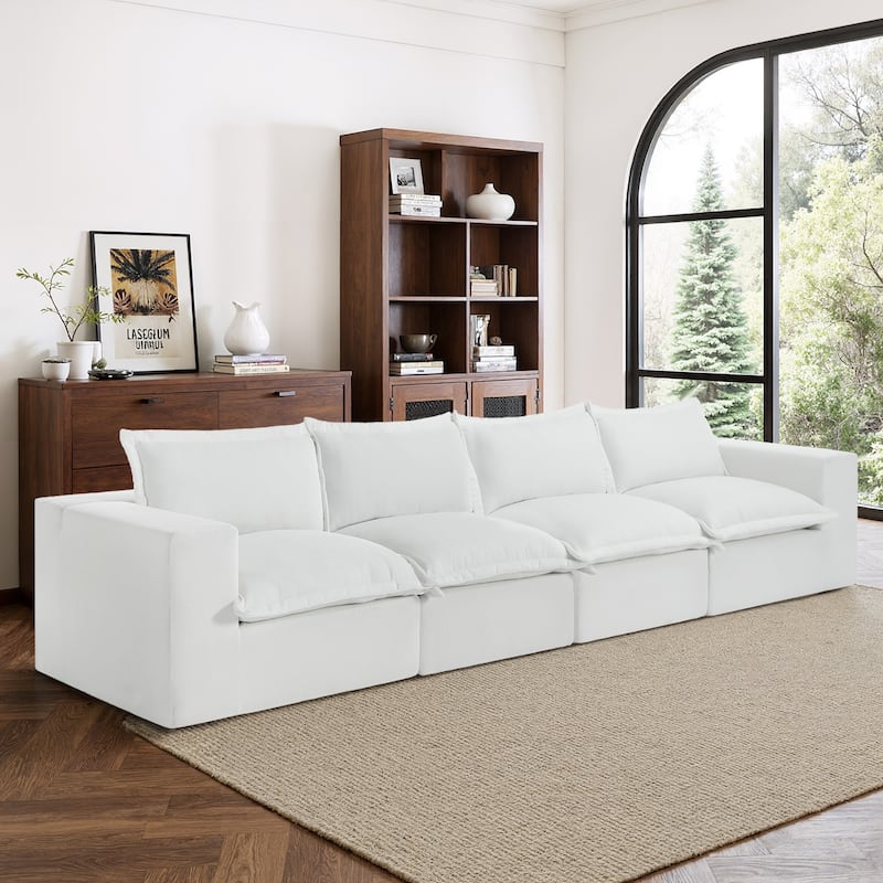 Comfy Cloud Couch Plush Modular Sectional Sofa For Living Room