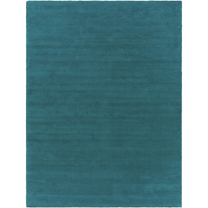 Livabliss Mystique Casual Solid Area Rug - Teal - 8' x 11'