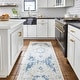 preview thumbnail 43 of 80, Nuloom Verona Vintage Persian Area Rug 2'6" x 10' Runner - Blue