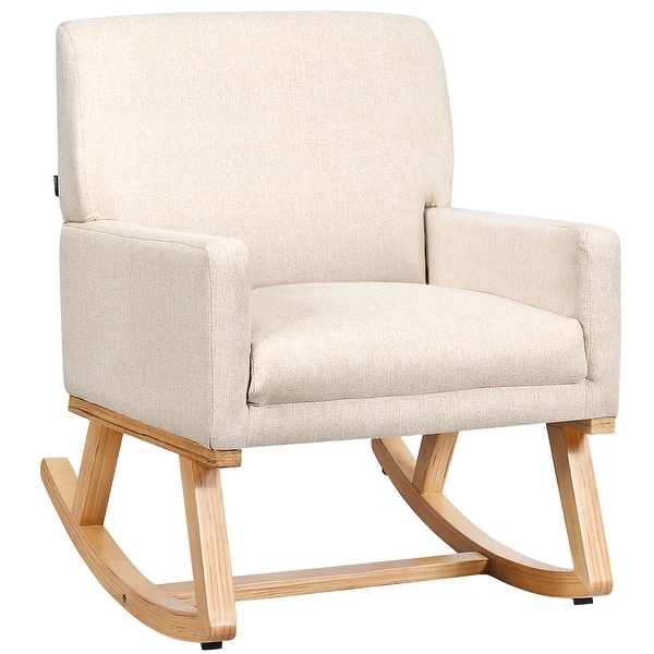Costway mid century store rocker