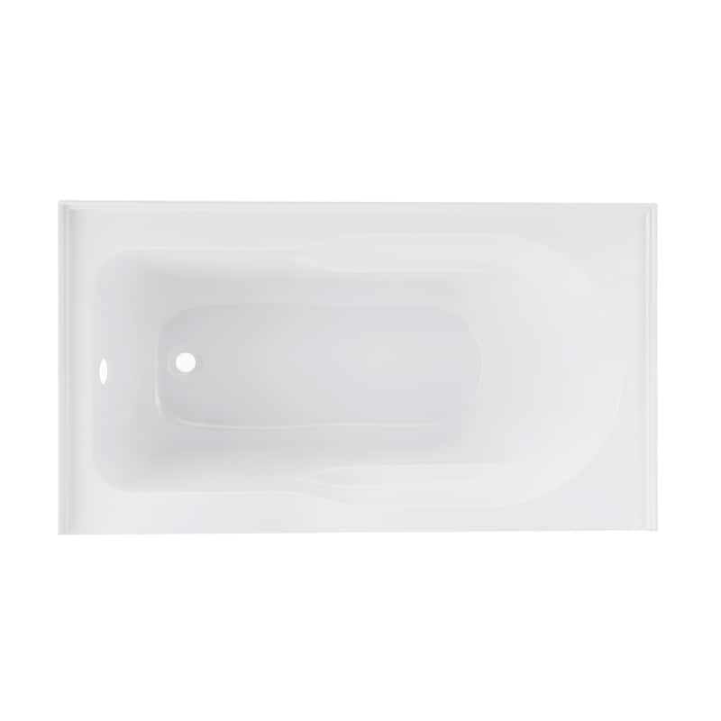 Ivy 48'' X 32" Bathtub With Apron Left Hand Drain In White - 48x32 Left