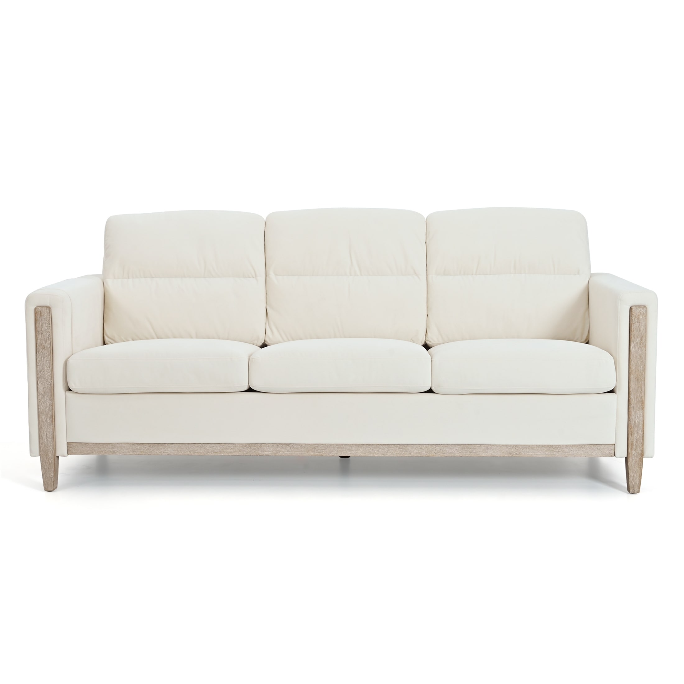 Wooden three sales seater sofa