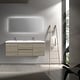 preview thumbnail 42 of 169, CASAINC Floating Bathroom Vanity with Resin Top Basin and Soft Closing Drawers