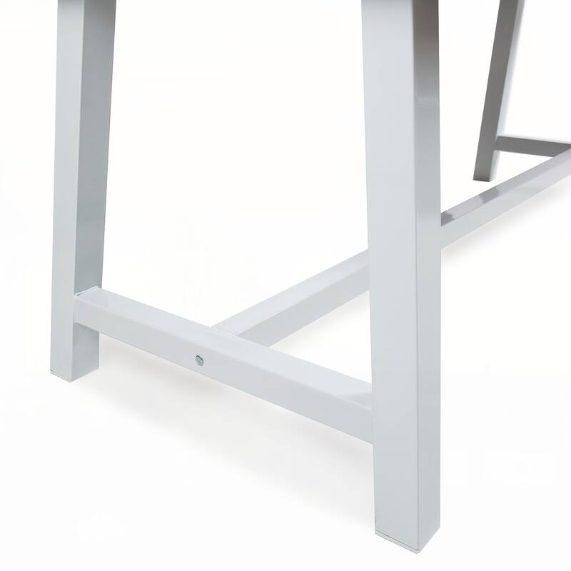 Outdoor Dark Brown Sandblast Finish Acacia Wood Dining Table