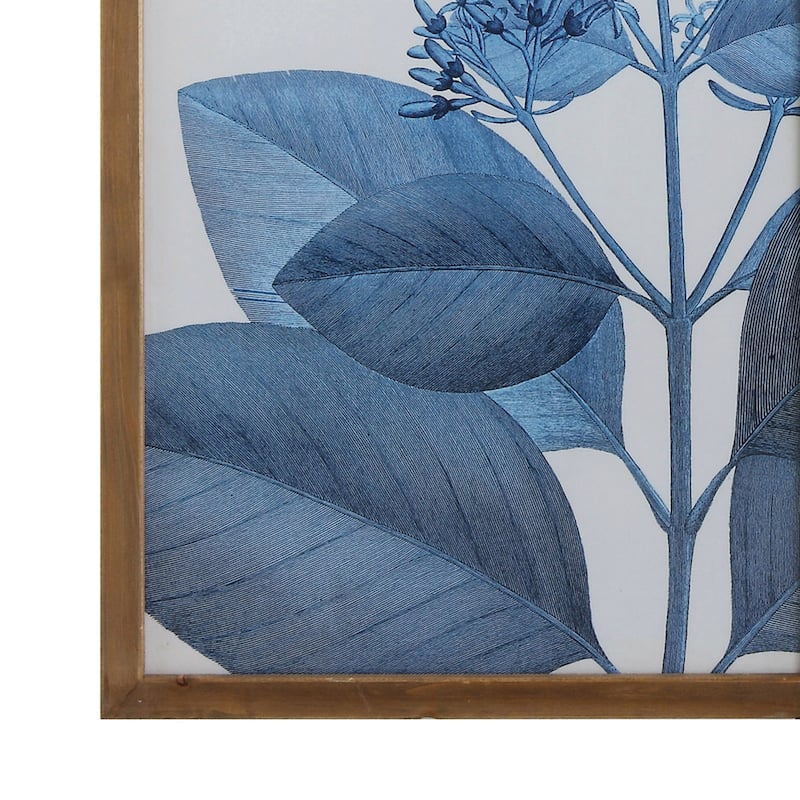 Wood Framed Botanical Wall Décor (Set of 4 Designs)