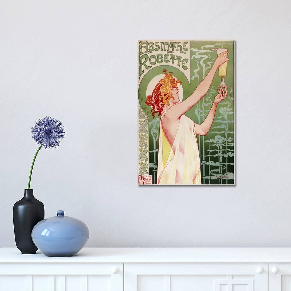 iCanvas "Absinthe Robette Vintage Poster" by Henri Privat-Livemont Canvas Print