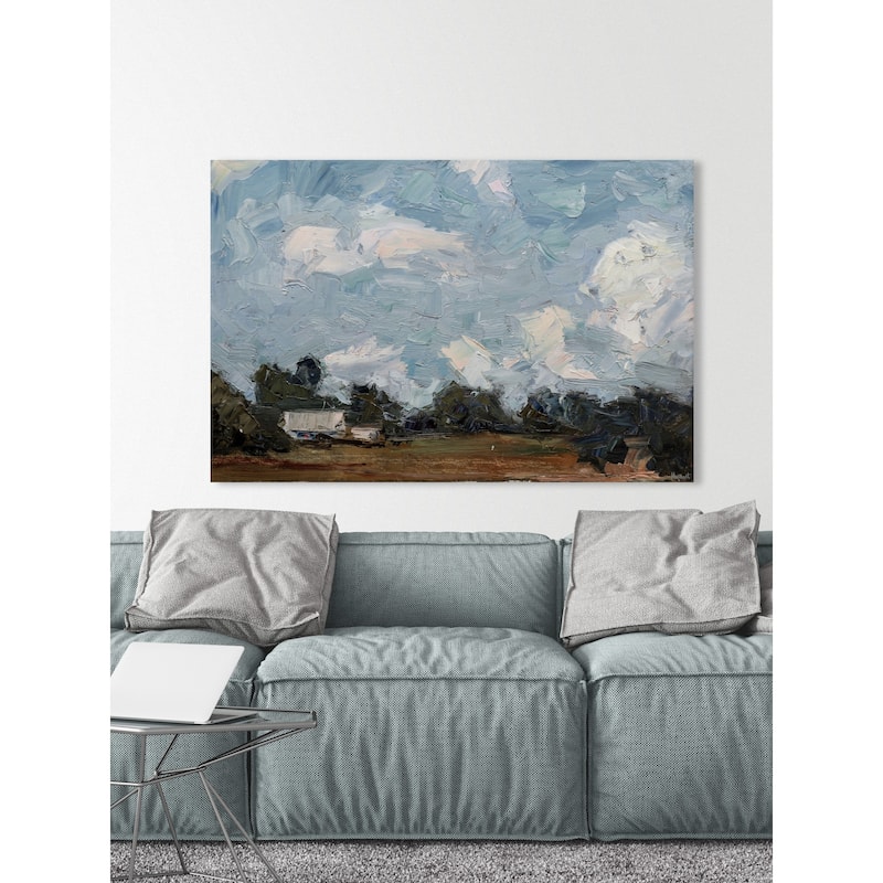 Look Deep Print on Wrapped Canvas