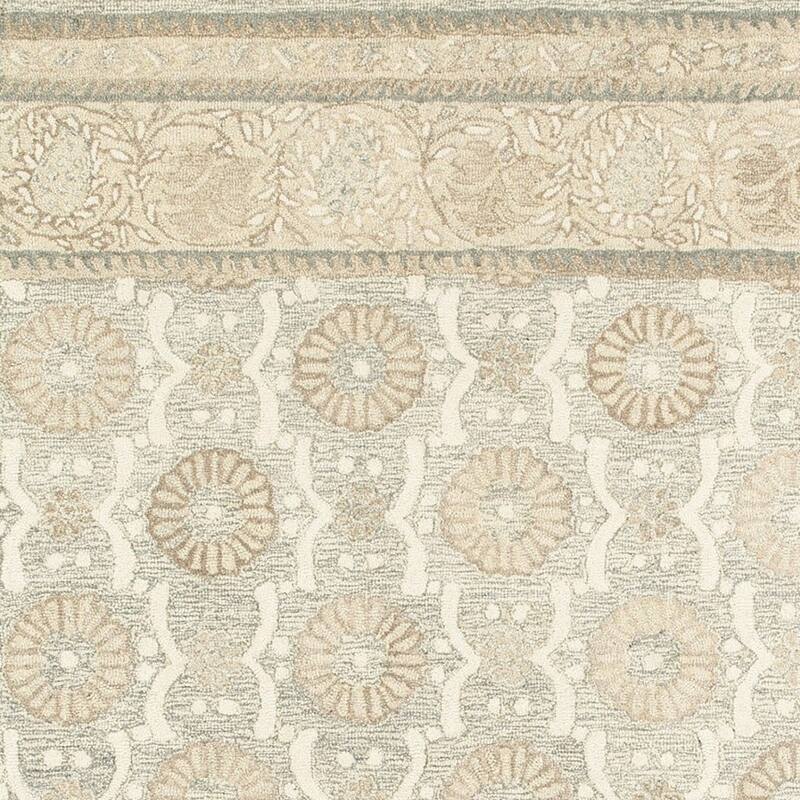HomeRootsFloral Scandinavian Rectangle Area Rug
