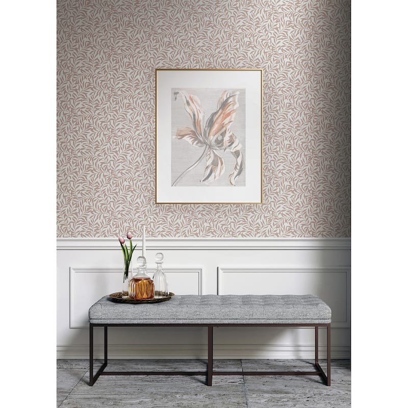 NuWallpaper Terracotta Wisley Peel and Stick Wallpaper