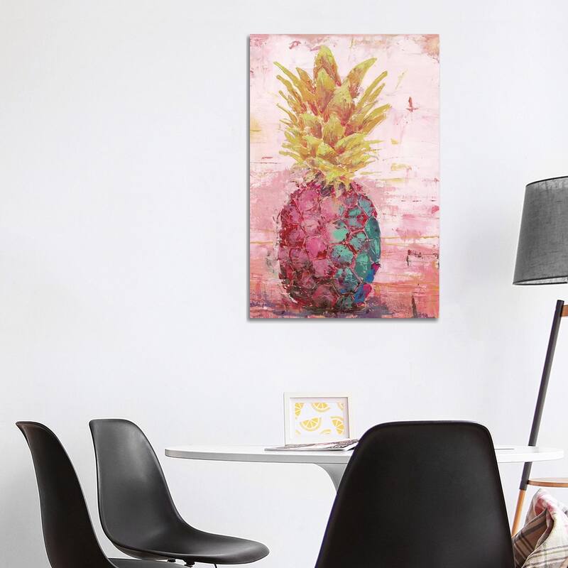 iCanvas "Painted Pineapple I" by Marie Elaine Cusson Canvas Print - 40x26x1.5