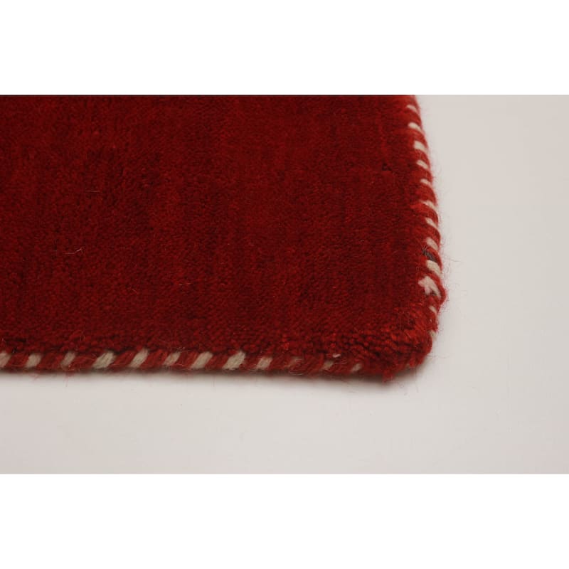 Kashkuli Gabbeh Red Rug 4'0" x 4'0" - 4'0 x 4'0
