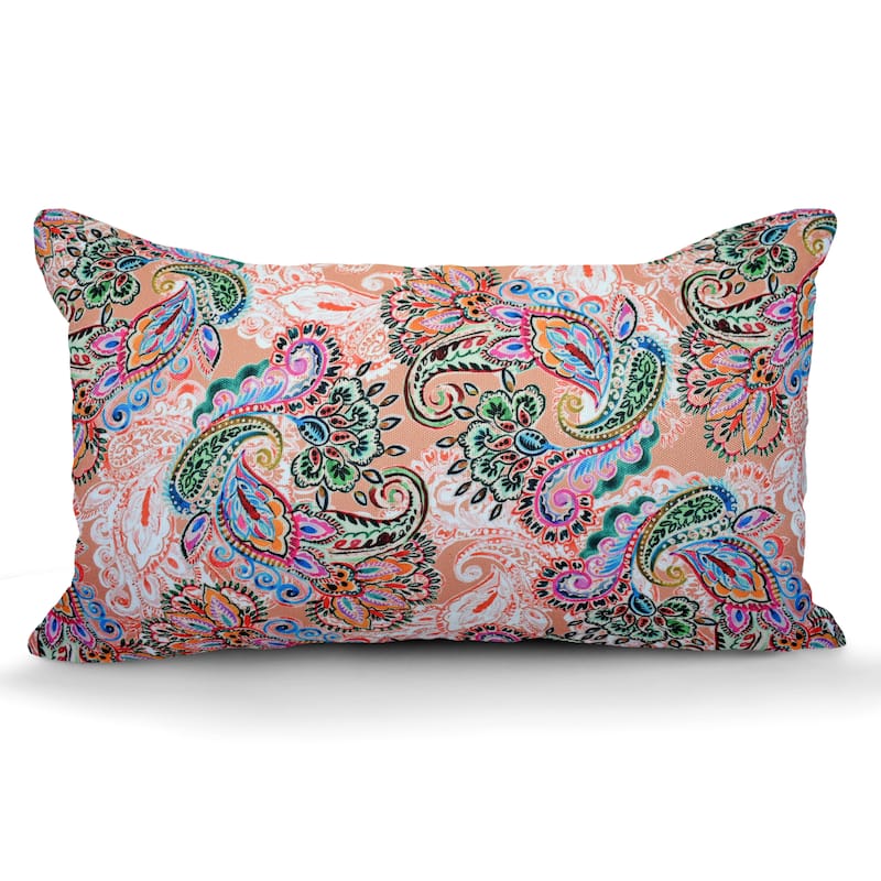 Decorative Indoor Outdoor Waterproof Throw Pillows 12''x20'' Inches with Inserts for Your Patio Furniture, Chairs, Indoor Décor
