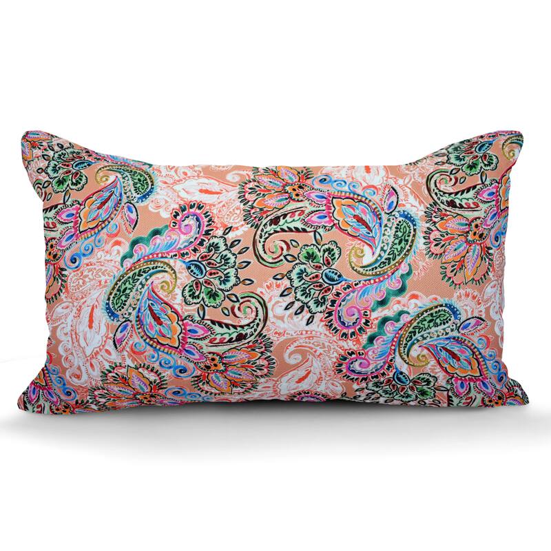 Premium Indoor/Outdoor Throw Pillows with Inserts for Patio Furniture, Chairs, and Indoor Décor |18''X18'' | 12''X20''