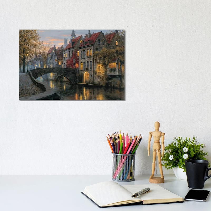 iCanvas "Silent Evening" by Evgeny Lushpin Canvas Print - 8x12x0.75