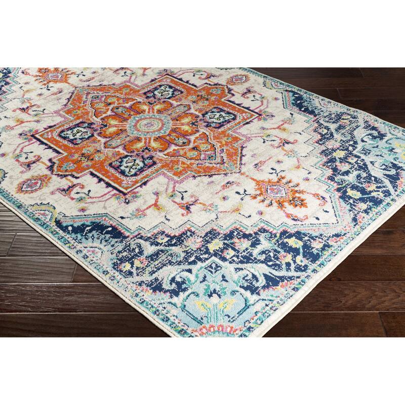 Livabliss Paramount Updated Traditional Medallion Area Rug
