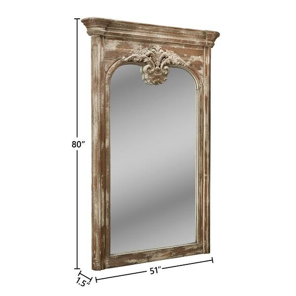 The Homestead 80-inch Oversized Floor Mirror with Classical Molding ...