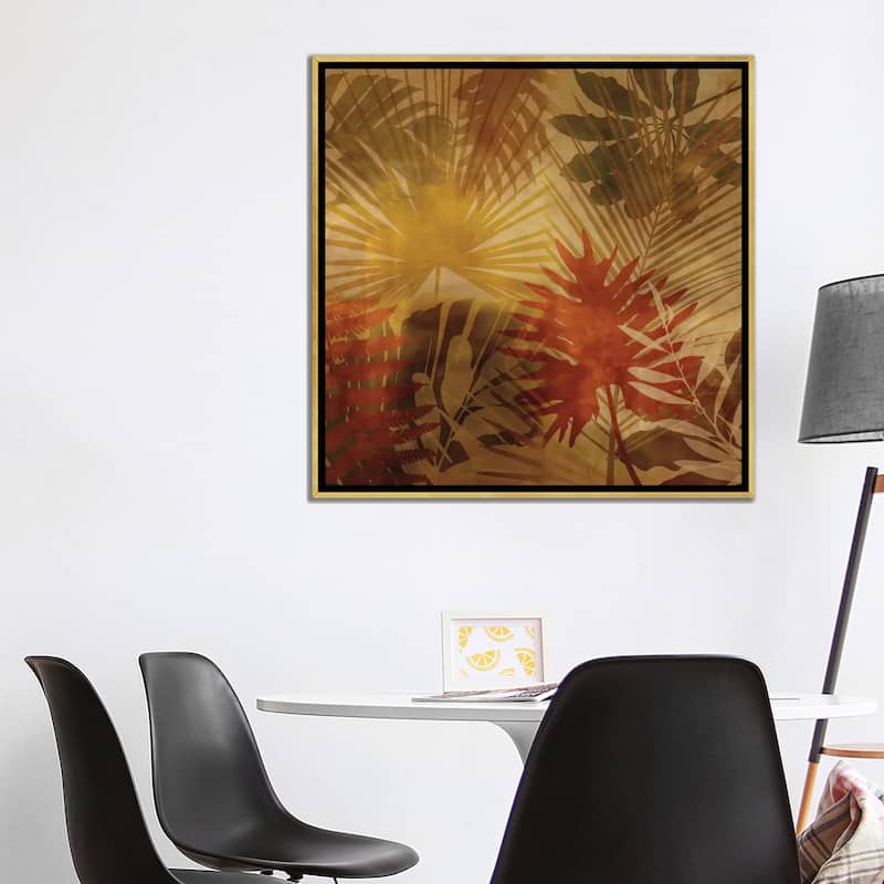 iCanvas "Sunlit Palms I" by John Seba Framed Canvas Print
