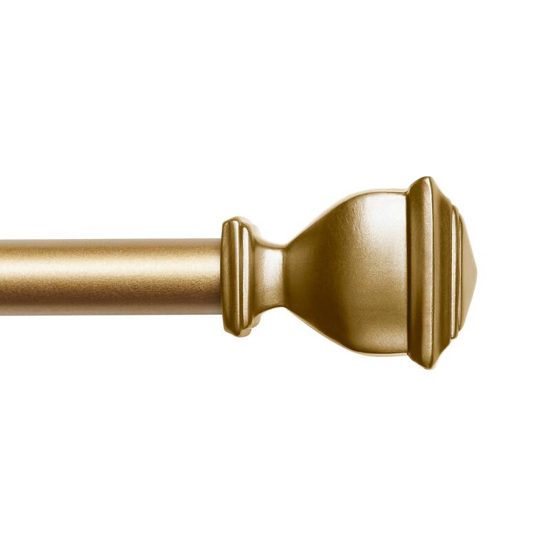 EXCLUSIVE HOME Napoleon 1" Curtain Rod and Finial Set