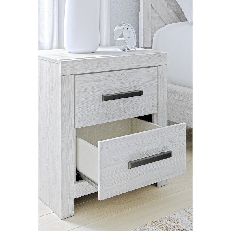 Signature Design by Ashley Cayboni Whitewash Nightstand