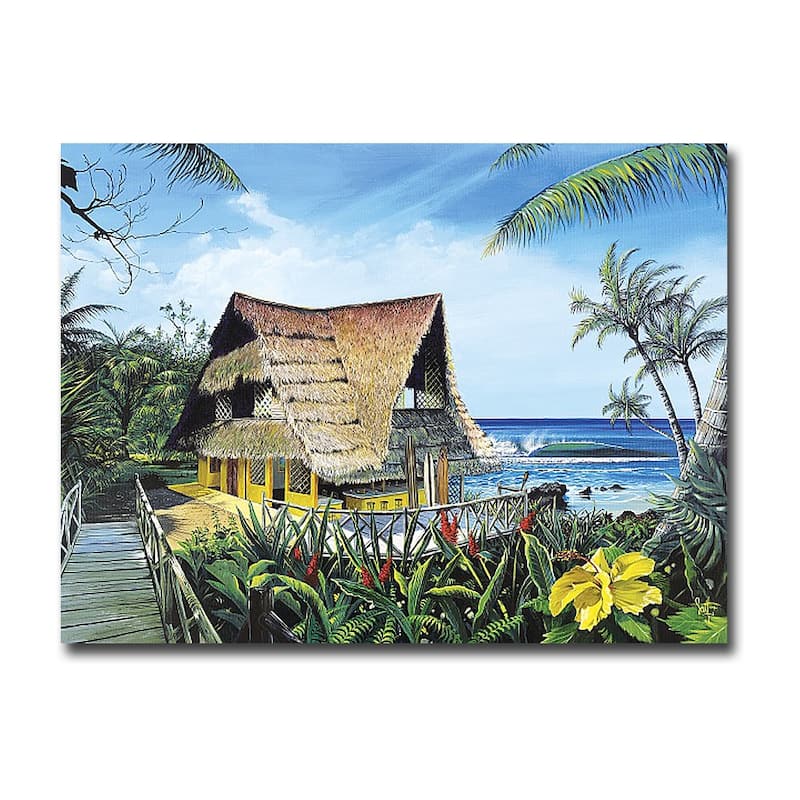 Hawaiian Hideaway by Scott Westmoreland Gallery Wrapped Canvas Giclee Art (24 in x 32 in)