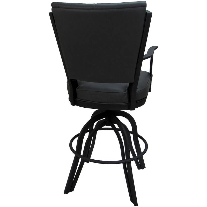 Montana Grey Swivel Tilt Metal 30" or Counter 26" Bar Stool