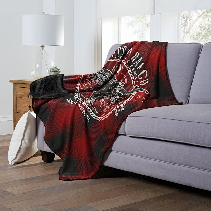 Yellowstone Protect the Family Silk Touch Sherpa Rev