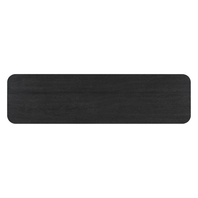 Christopher Knight Home - Mirod Elegant Minimalist Console Table with Curved Corners and U-Base Design