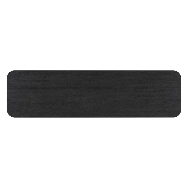 Minimalist Console Table with Curved Corners
