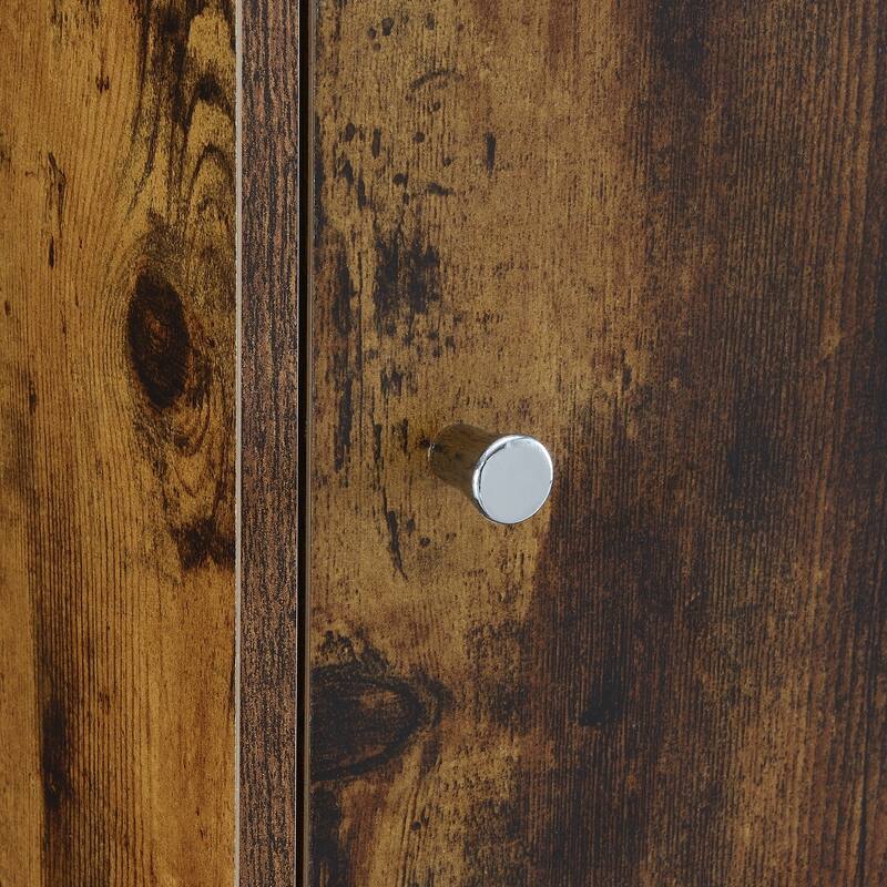 3 Door Storage Cabinet with Shelf - Home Organization Unit for Entryway, Office, Bathroom