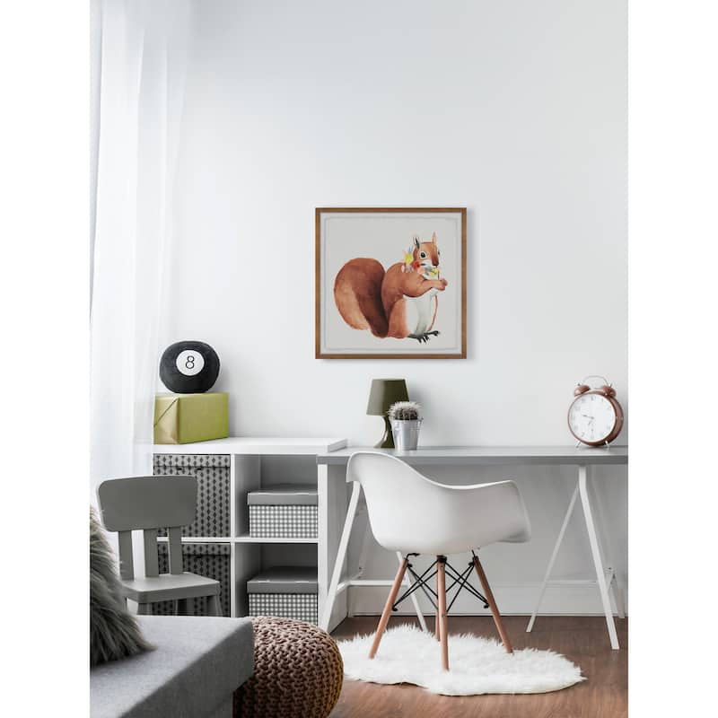 Flower Crown Forester II Framed Wall Art, Floral Delight - A Blooming Accent for Your Living Space