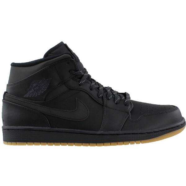 Shop Jordan Mens 1 Mid Winterized Athletic Sneakers Overstock