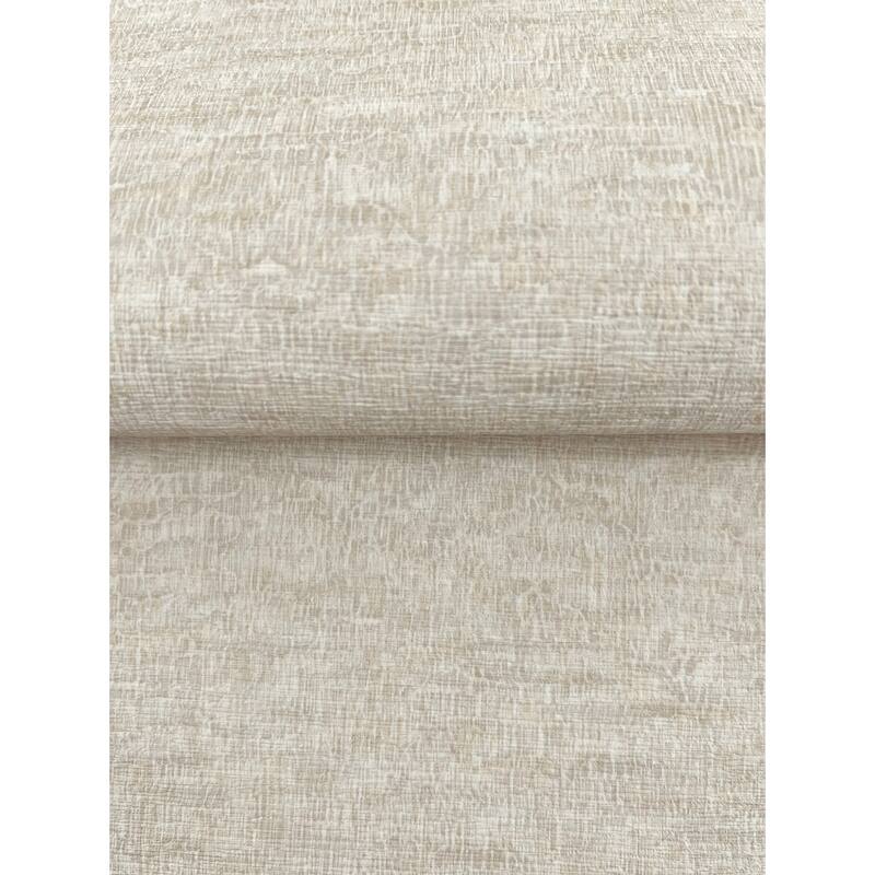 Warner Tide Water Taupe Textured Wallpaper