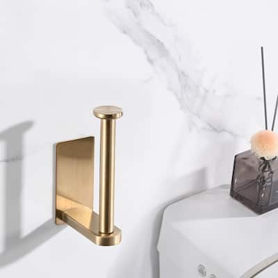 PROOX Rustproof Ahesive Toilet Pater Holder Stainless Steel