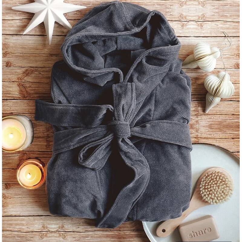 VOSSEN 'Gina' Hooded & Fitted Women's Robe