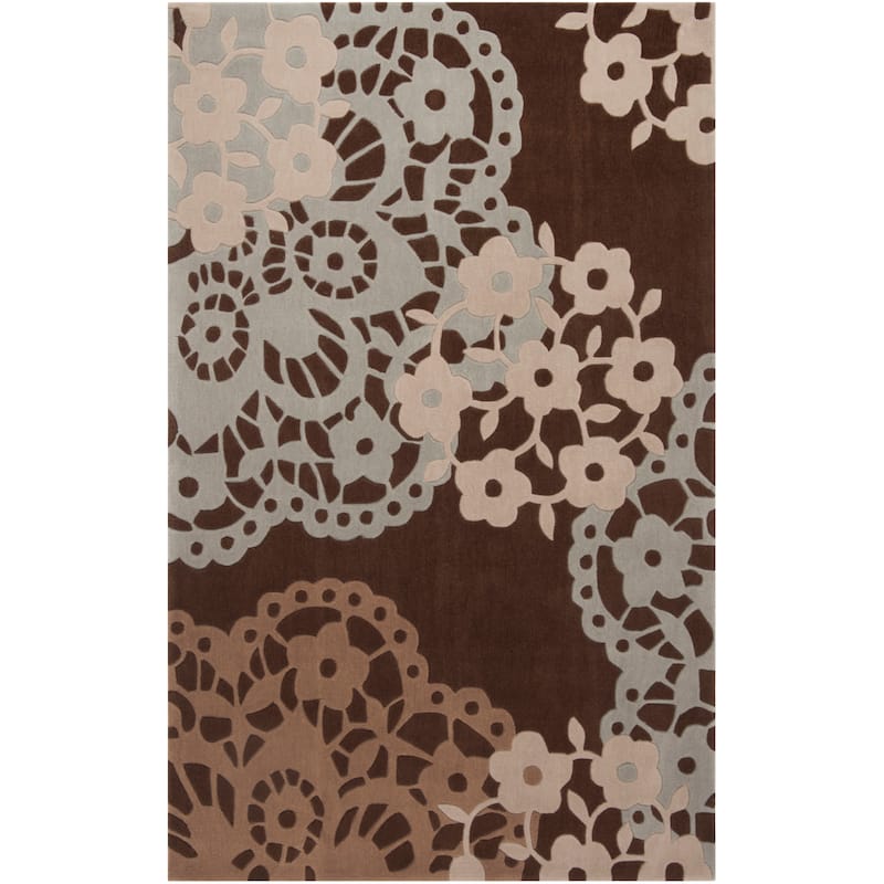 SAFAVIEH Handmade Modern Art Neetu Modern Polyester Rug