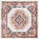 preview thumbnail 26 of 33, SAFAVIEH Bijar Araminta Traditional Distressed Oriental Rug 6'7" Square - Ivory/Rust - Square