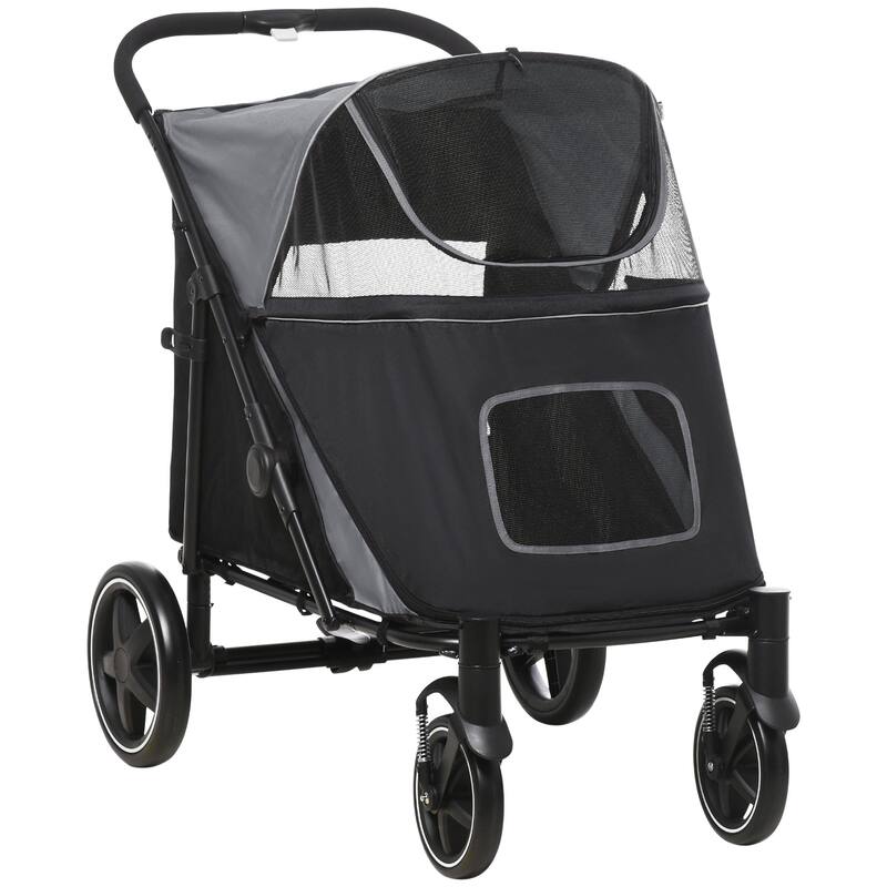 One-Click Foldable Doggy Stroller