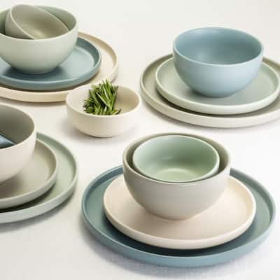 Rollo Artist's Blend 16 Piece Stoneware Dinnerware Set, Service for 4