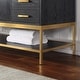 preview thumbnail 58 of 143, Altair Wildy Bathroom Vanity with White Composite Stone Top without Mirror
