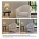 preview thumbnail 28 of 92, Modern Upholstered Swivel Barrel Chair Living Room Accent Chair