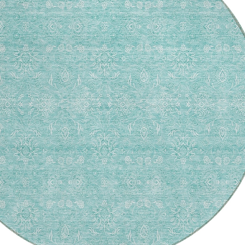 HomeRoots Floral Transitional Rectangle Outdoor Rug