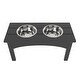 preview thumbnail 66 of 70, Elevated Pet Feeder with Stainless Steel Bowls - N/A