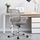 preview thumbnail 9 of 12, Home Office Chair Mid-back Lumbar Support Swivel Computer Mesh Chair