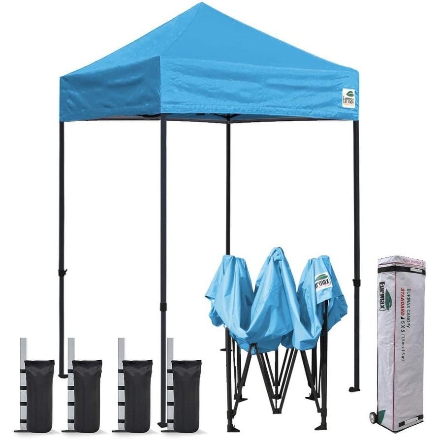 Eurmax 5'x5' Pop Up Canopy Tent - Red 